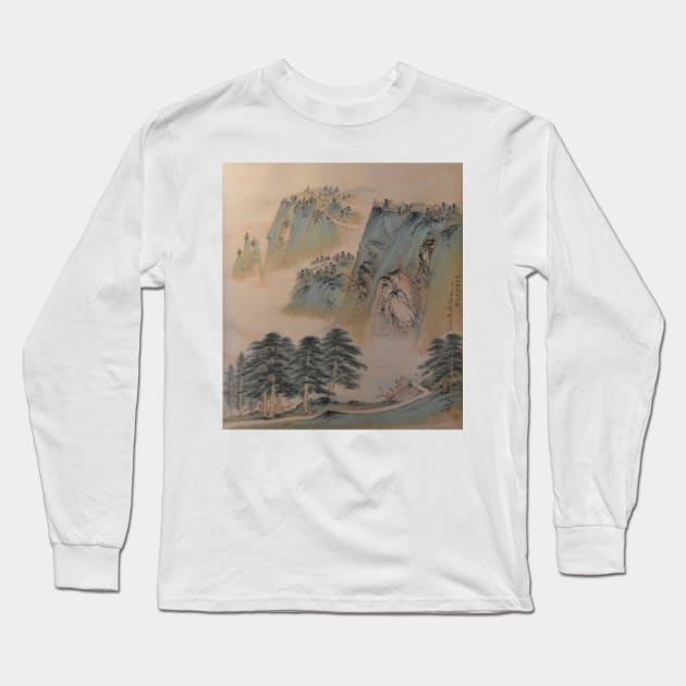 Ancient Chinese Tapestry Long Sleeve T-Shirt by BeachBumPics